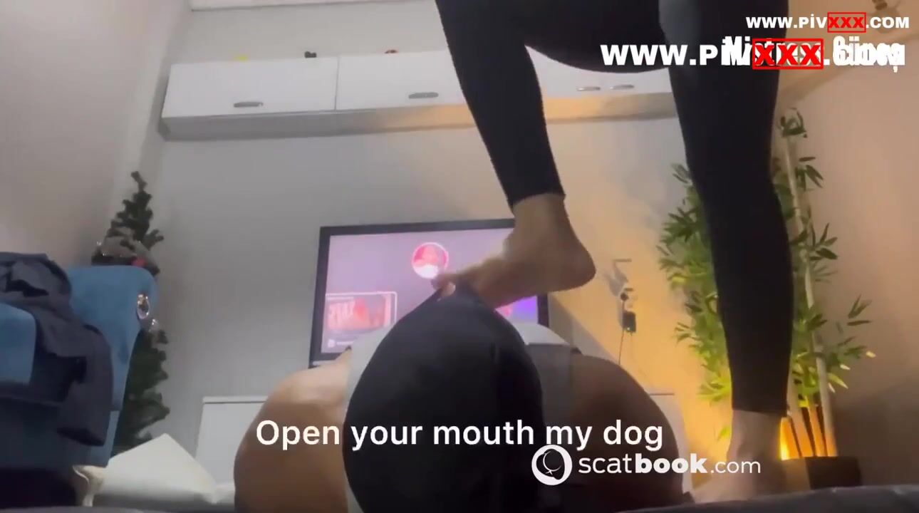 Türk sahibe kölesini ayak yalatarak cezalandırıp bok yediriyor İfşa Videoları