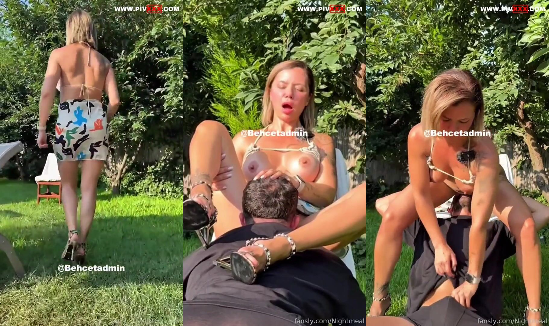 Burçin erol ifşa bahçeye çıkıp sandalyede amcığını yalatıyor İfşa Videoları