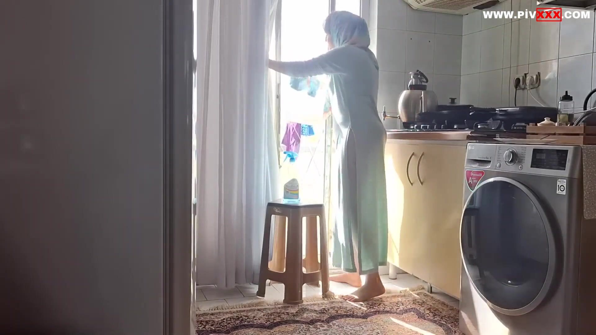 Temizlik vlogu ifşa gibi oldu! İfşa Videoları
