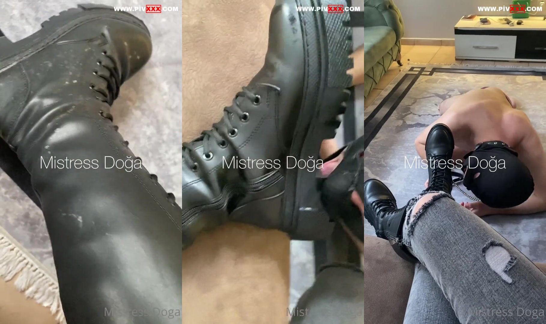 Botların altı üstü pırıl pırıl • mistress doğa İfşa Videoları