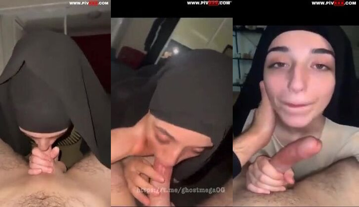 Türbanlı peçeli kadının tüm sakso arşivi tek part İfşa Videoları