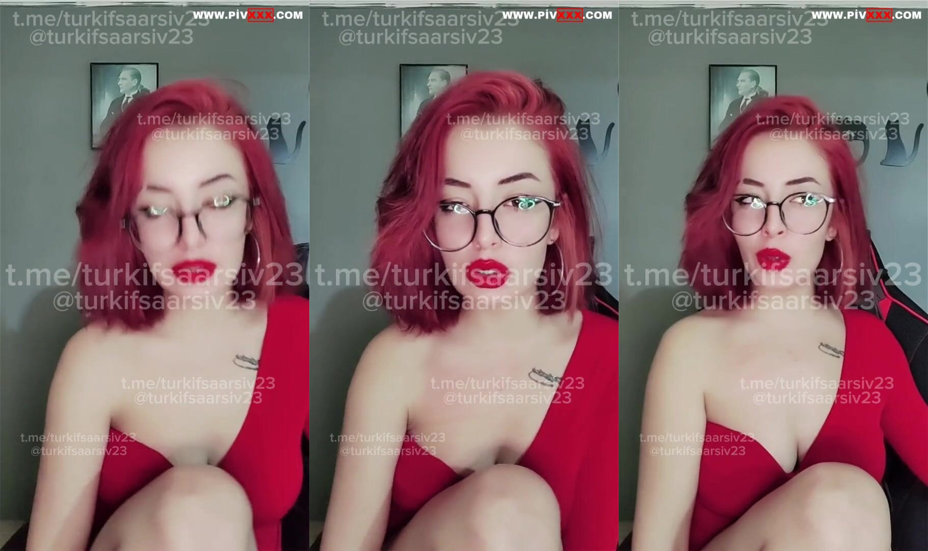 Madam naz i̇fşa nude yayın kırmızı ateşli elbisesiyle dekolte verip azdırıyor İfşa Videoları