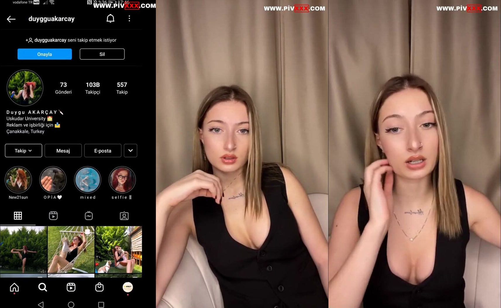 Seksi sarışın bigo kızı İfşa Videoları