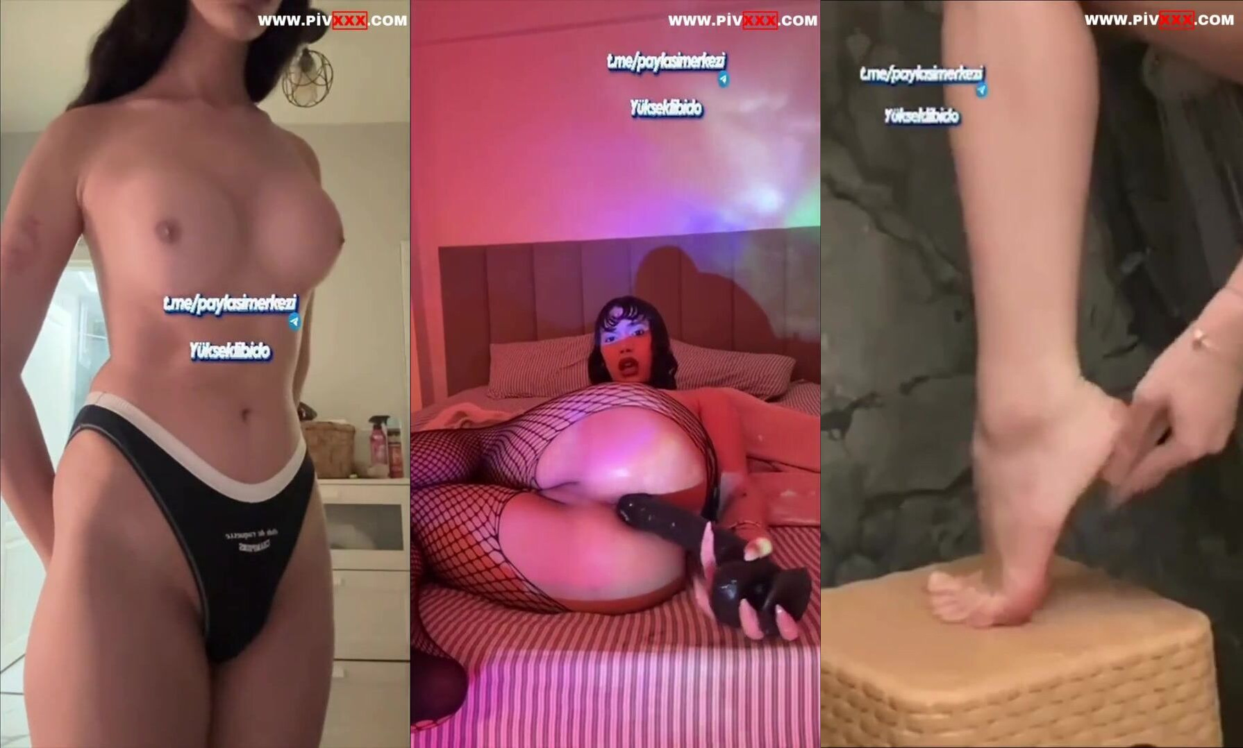 Feryali çorapla dildo sokup analını genişletiyor yatakta İfşa Videoları