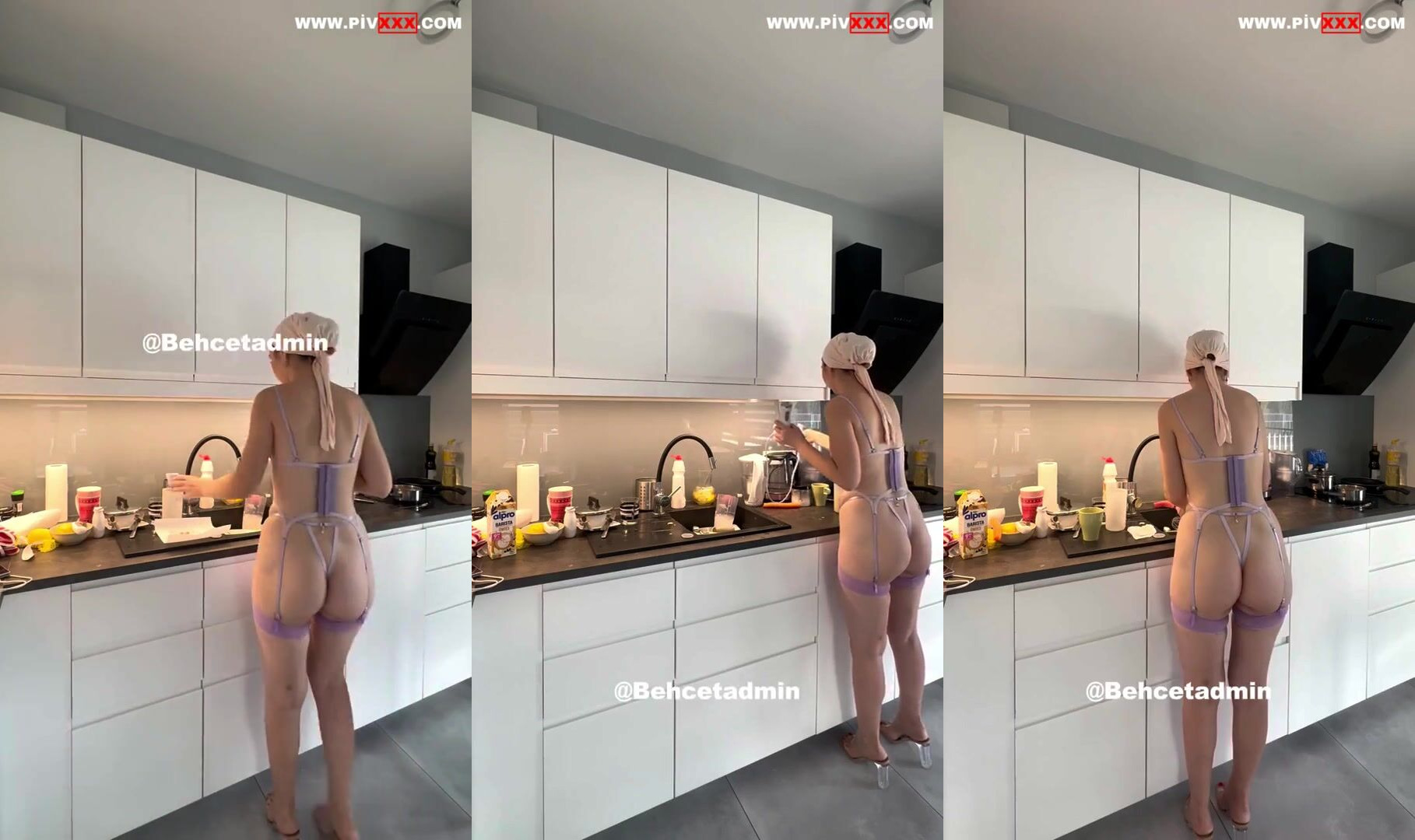 Cigdem yilmaz aktas mutfakta seksi i̇ç çamaşırıyla lavabo başında poz veriyor cigdemle hayat İfşa Videoları