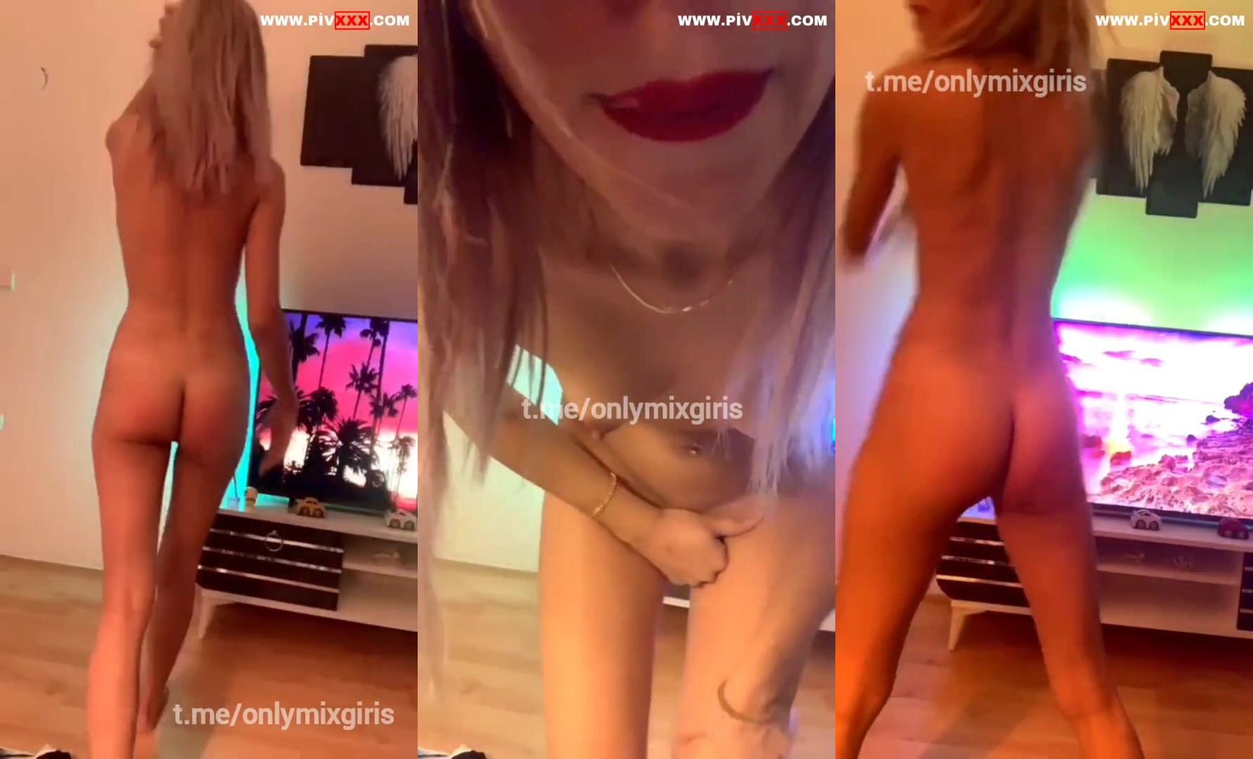 Tango açi eğilip amını parmaklayarak azgın şov yapıyor İfşa Videoları