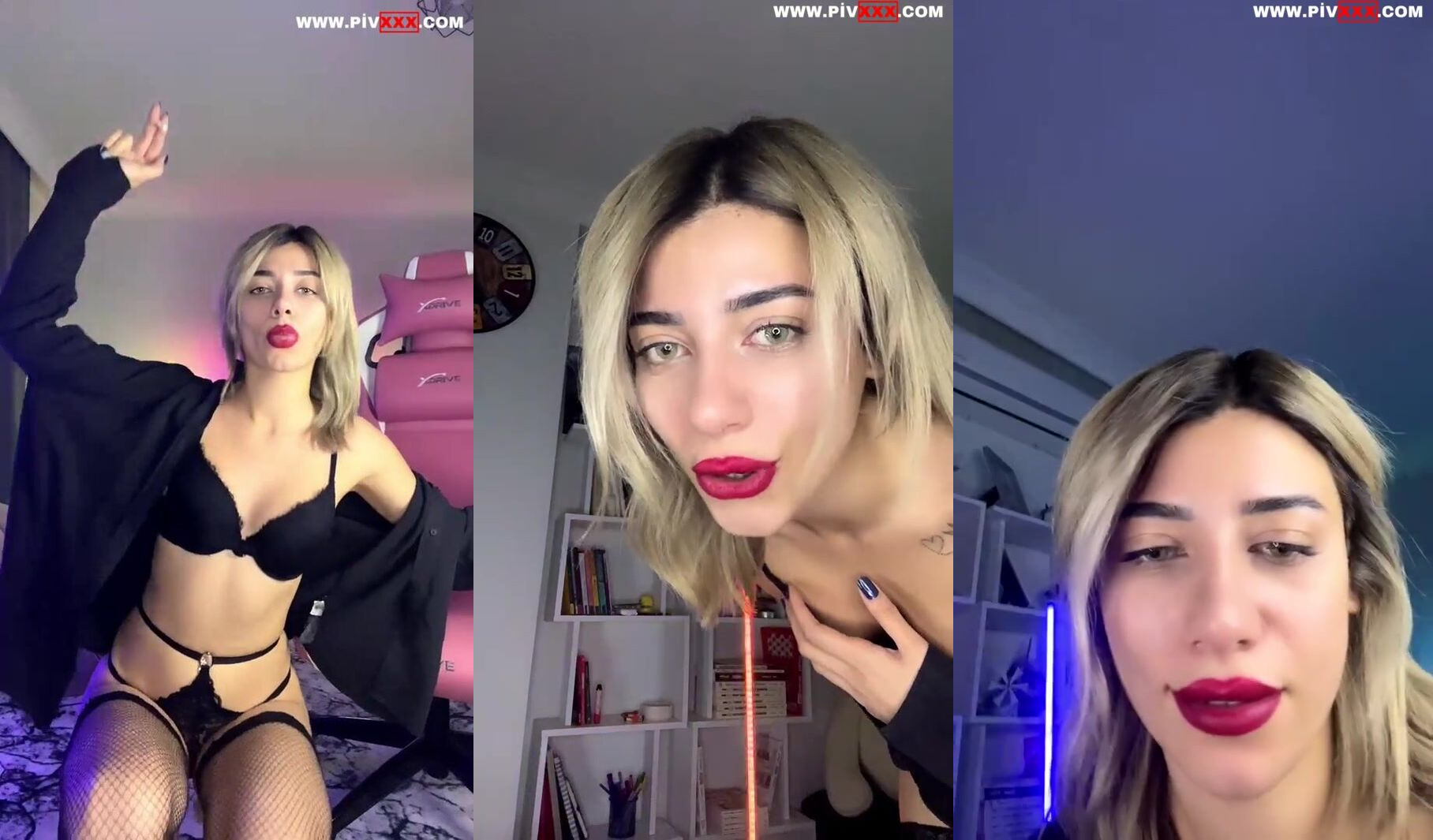 Tango açi siyah i̇ç çamaşırıyla poz verip teşhir ediyor İfşa Videoları