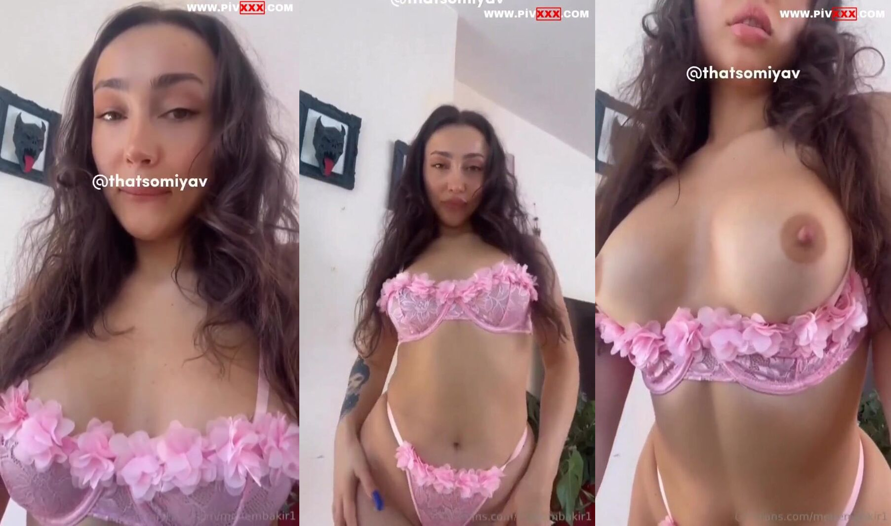 Meltem bakır pembe i̇ç çamaşırıyla götünü sergiliyor memelerini açıyor İfşa Videoları