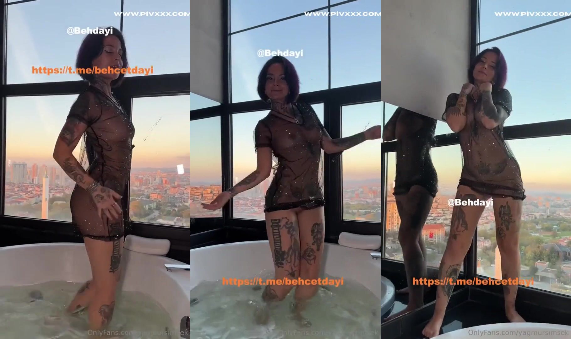 Yağmur sulu sulu jakuzide twerk İfşa Videoları
