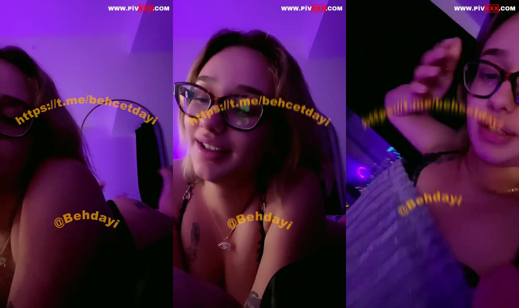 Sarışın türk kız canlıda azgın pozlar verip sik diliyor, birebir çağırıyor İfşa Videoları