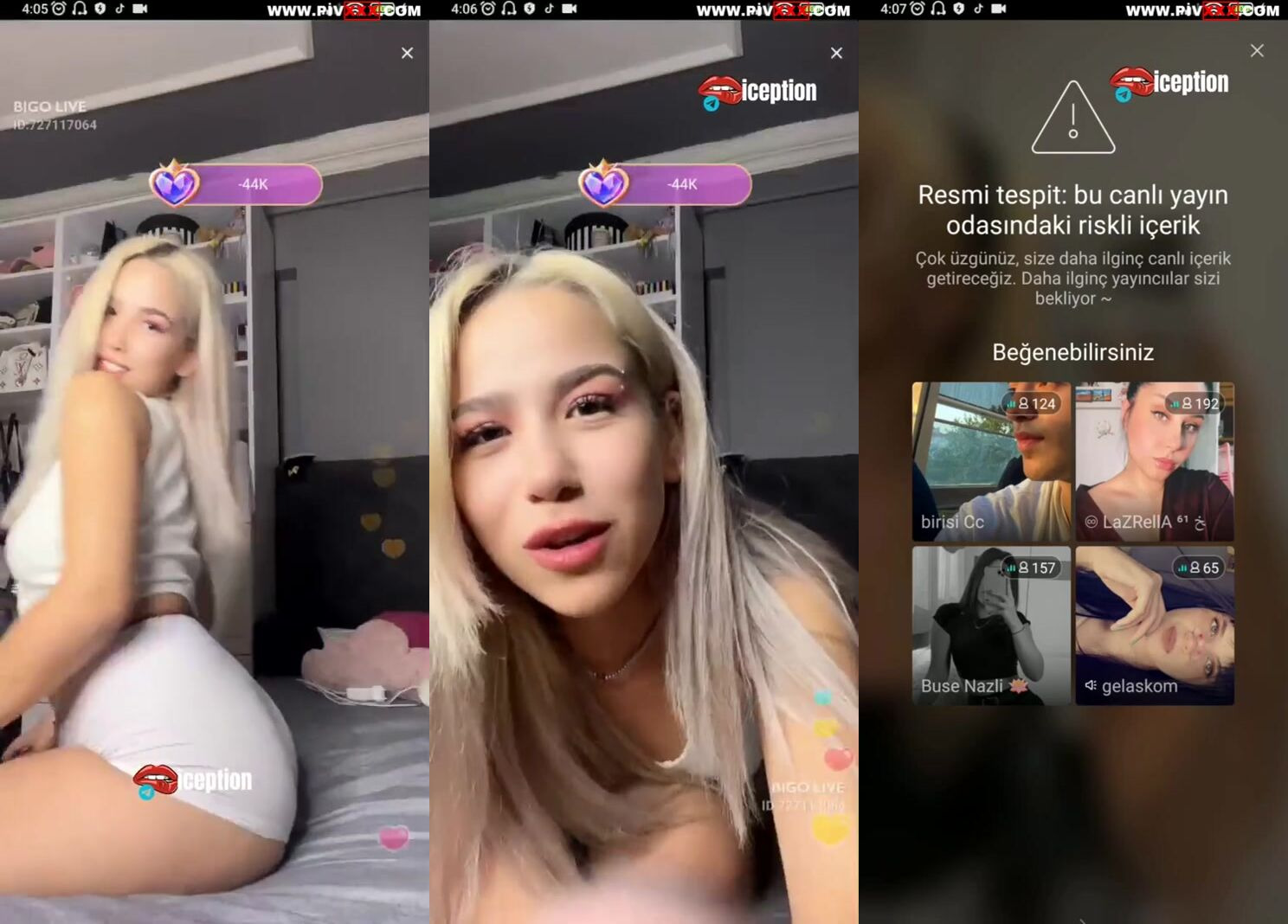 Sevdashy canlı yayında seksi pozlar verip parmak emiyor İfşa Videoları