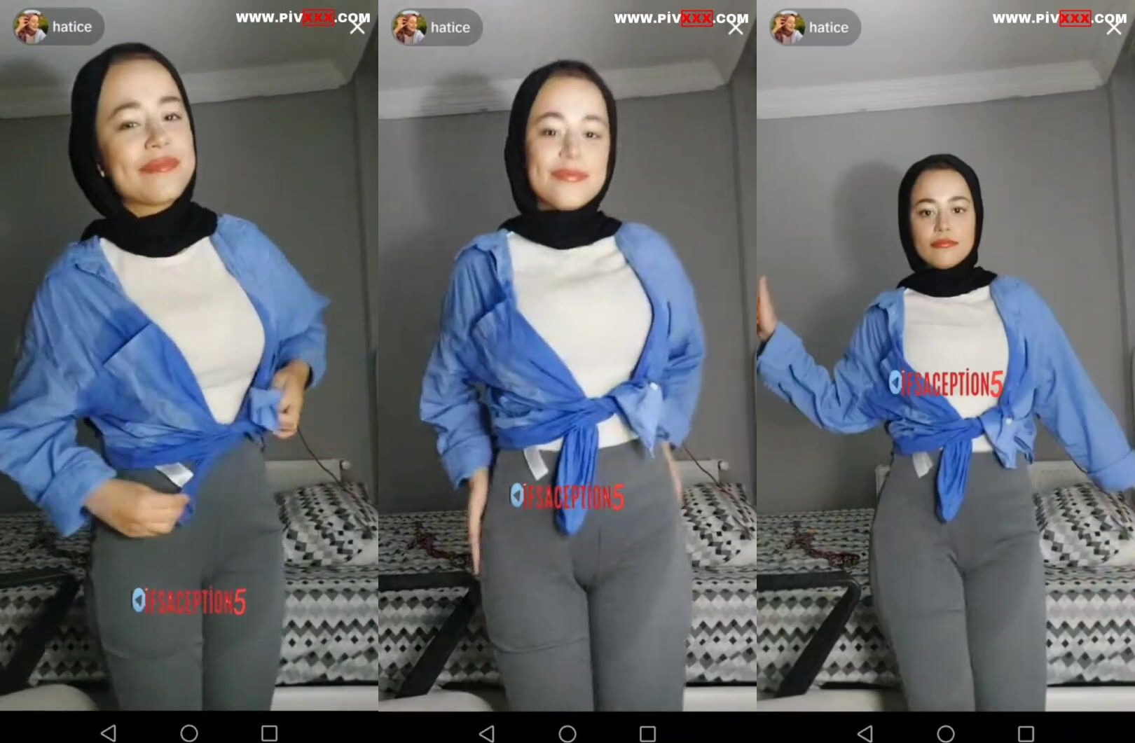 Tango hatice türbanlı seksi pozlarla şov yapıyor İfşa Videoları