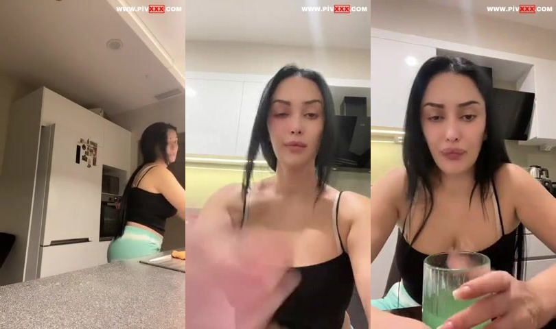 Zemheri tango mutfakta dolgun kıçını göstermeye doyamıyor İfşa Videoları