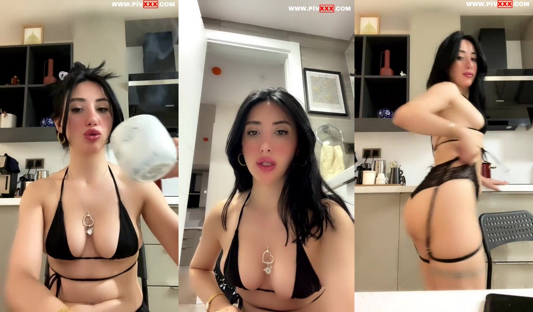 Tango samael bikiniyle evde azgınca poz veriyor İfşa Videoları