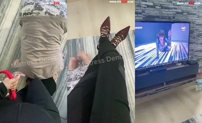 Evin içinde köle gezdirmece yapıyorum İfşa Videoları