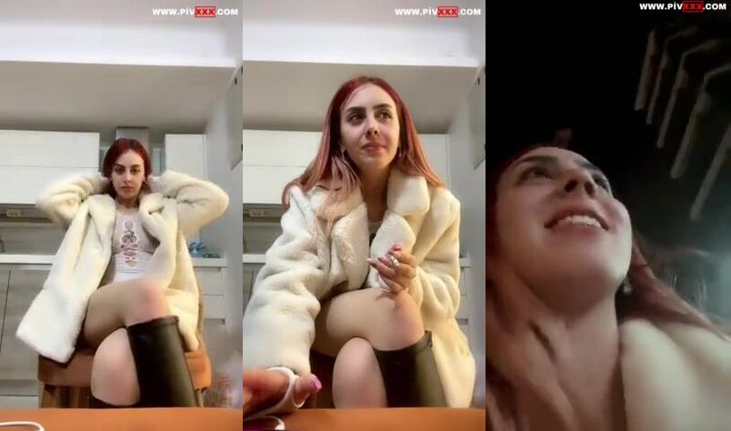 Semfunny tangoda bacaklarını açıp sigara ve içkiyle poz veriyor İfşa Videoları