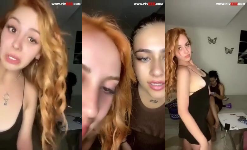 Semfunny ve esmer arkadaşı seksi elbiselerle dans edip eğleniyor İfşa Videoları