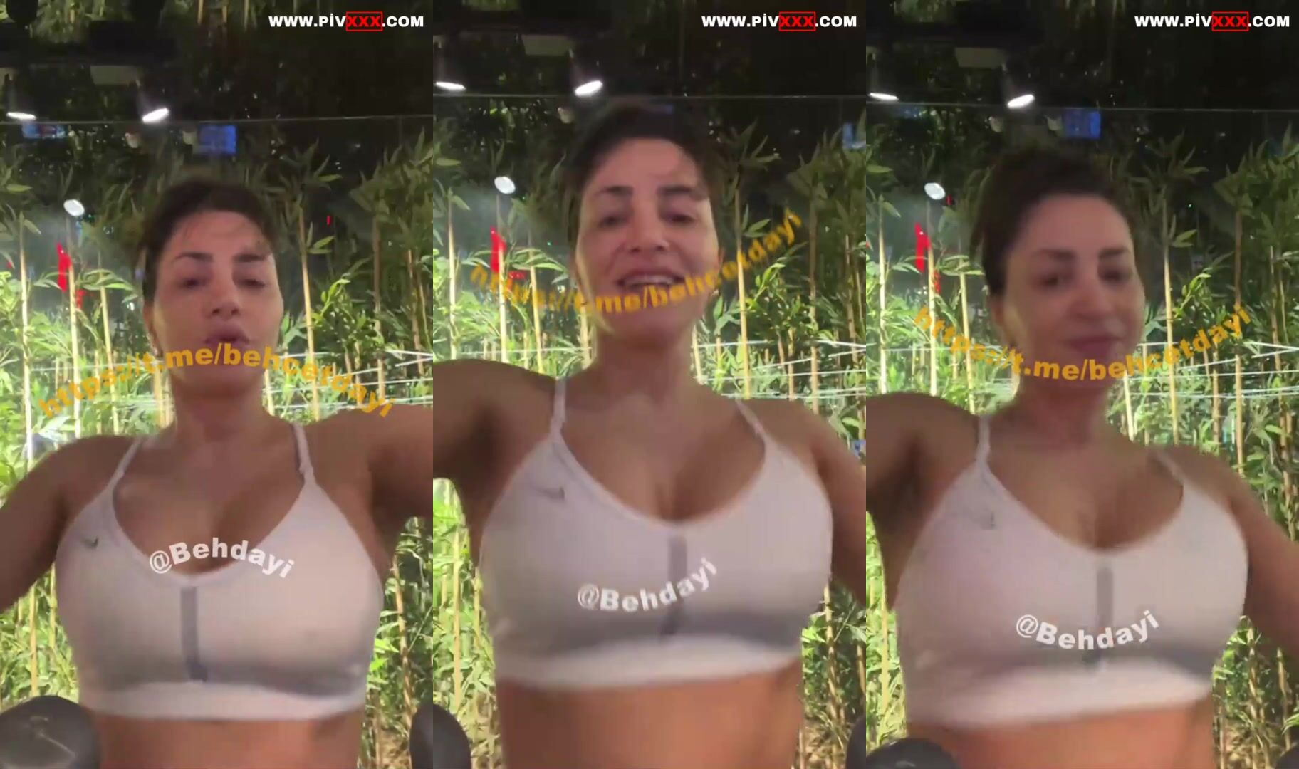 Serpil cansız spor salonunda seksi pozlar veriyor İfşa Videoları
