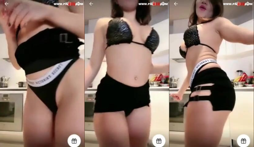 Serpil cansız mutfakta seksi dansıyla kıvrılıyor, kalçalarını sallıyor İfşa Videoları