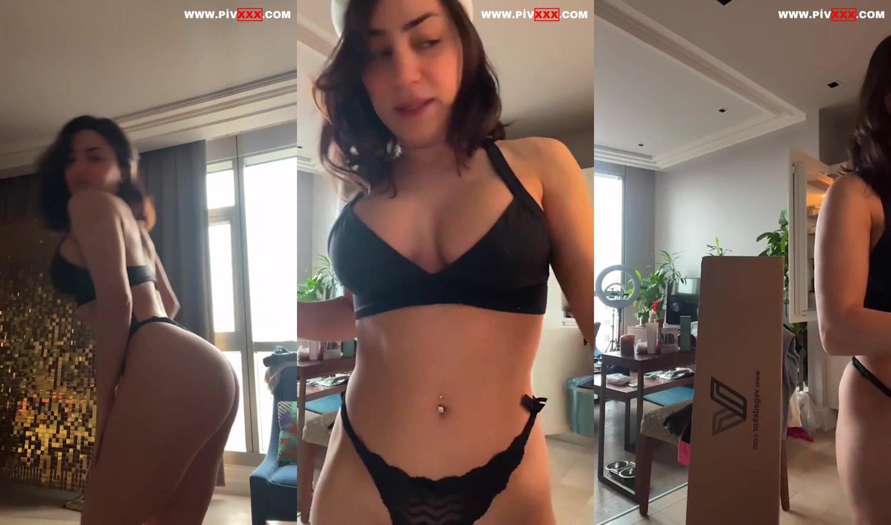 Serpil cansız kedisiyle seksi dans edip soyunuyor İfşa Videoları