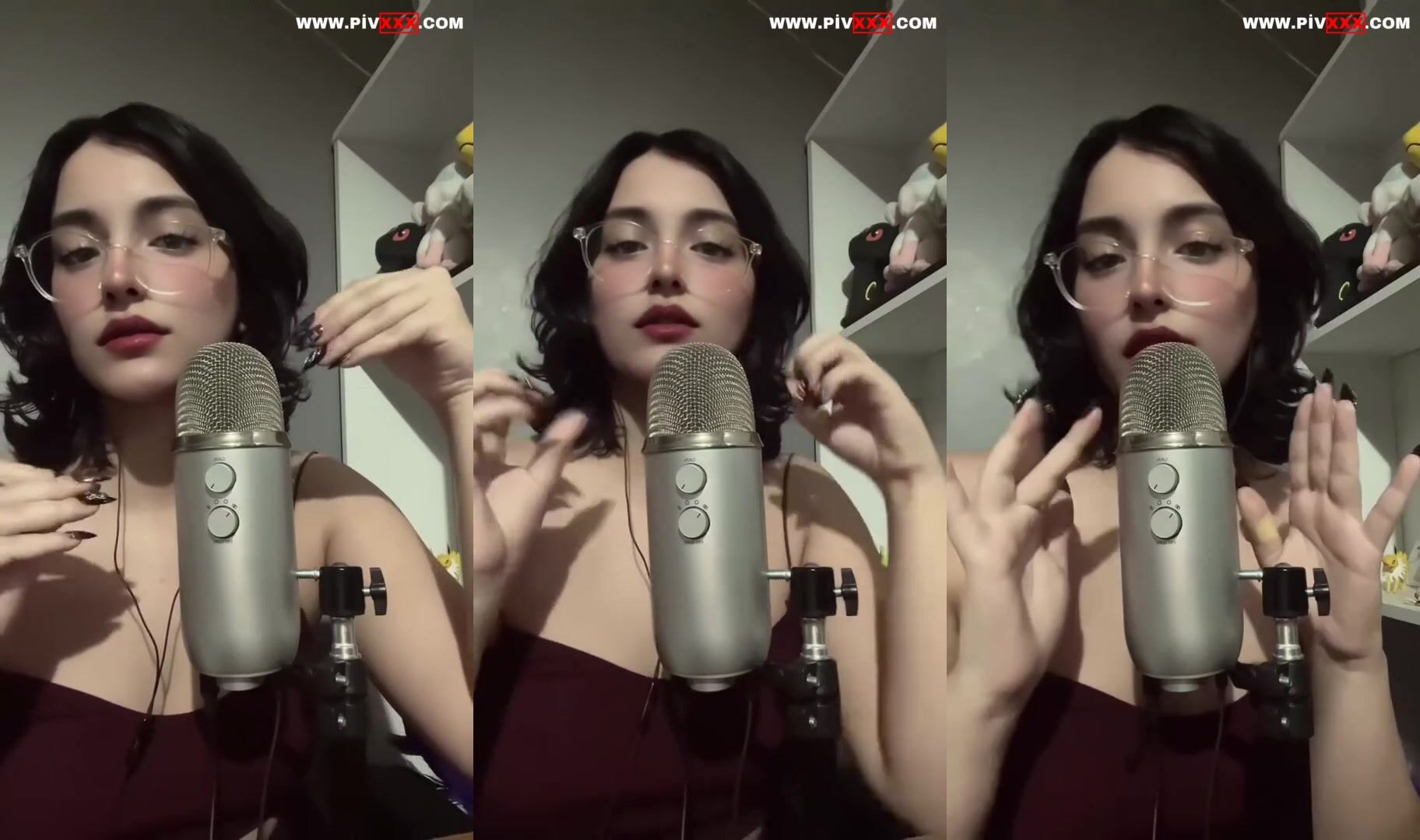 Senadeska asmr mikrofonu okşayıp yalıyor İfşa Videoları
