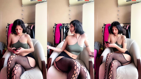 Yasmin Tango Fileli Çoraplı Azdırıcı Yayını