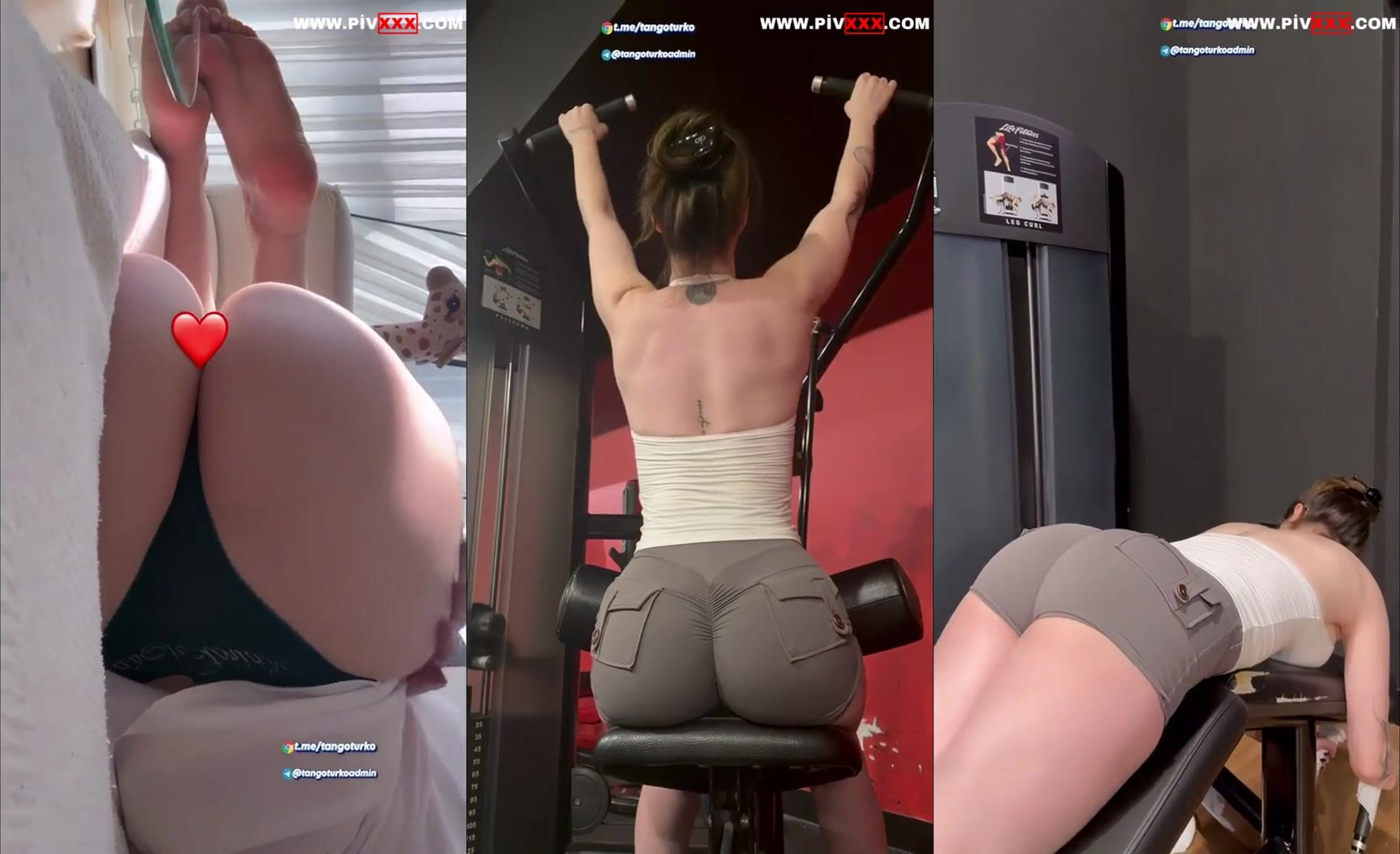 Öznur güven kalçalarını sergiliyor spor salonunda İfşa Videoları