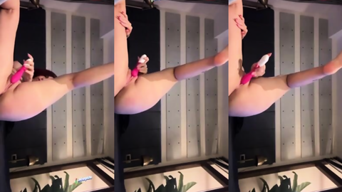 solvia tangoda pembe dildoyla amını titretiyor