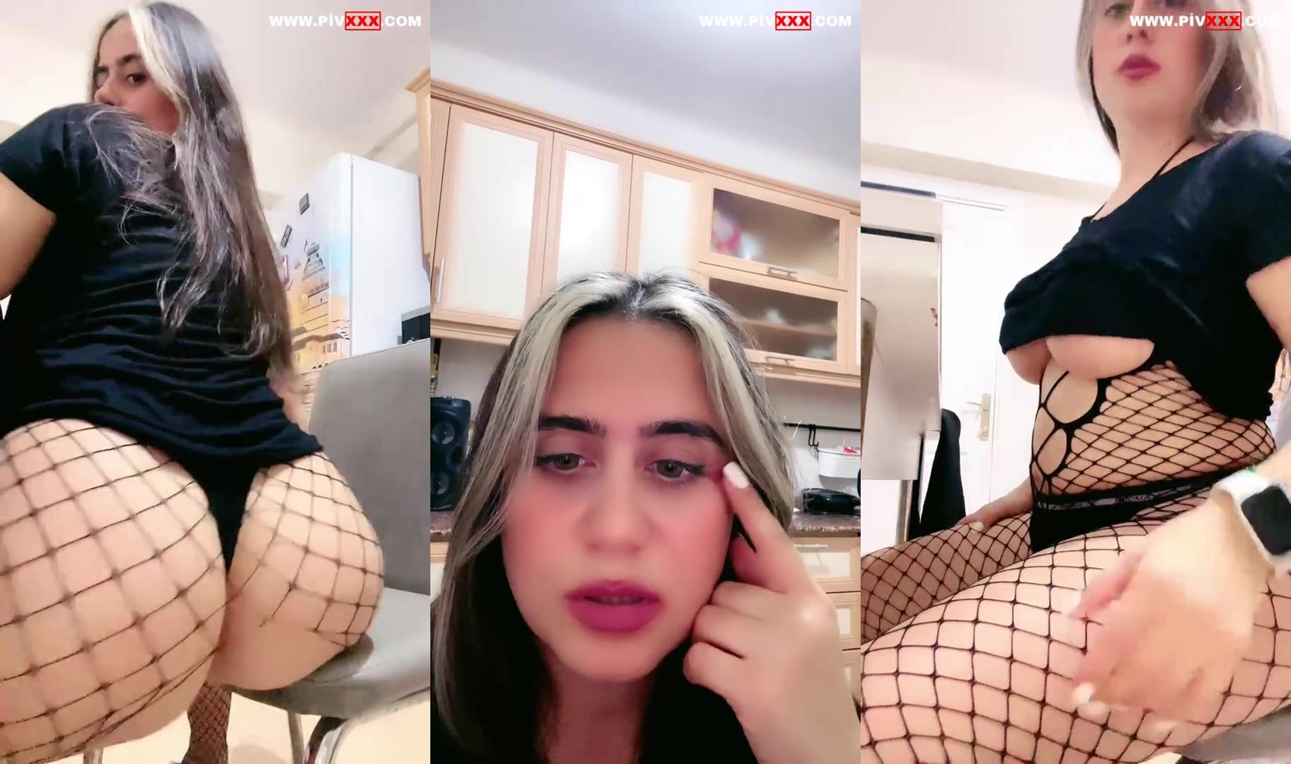 Ayşe elbi tangoda kalçalarını ve memelerini açıp gösteriyor İfşa Videoları
