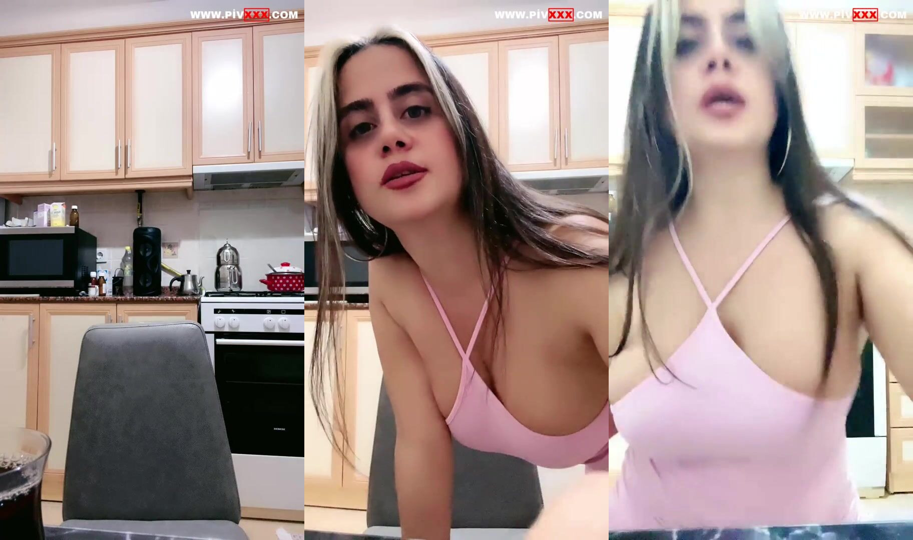 Ayşe elbi canlı yayında kalçasını açıp öpücük atıyor