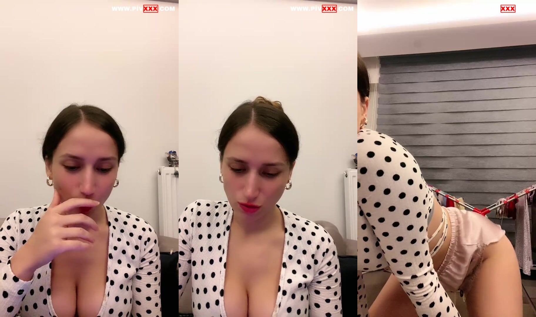 Eylül deniz tango memelerini açıp kalçalarını gösteriyor İfşa Videoları