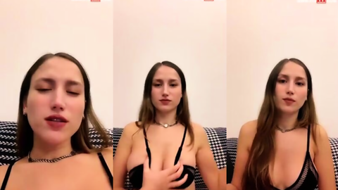 eylül deniz tango memelerini açıp parmaklayarak azıyor