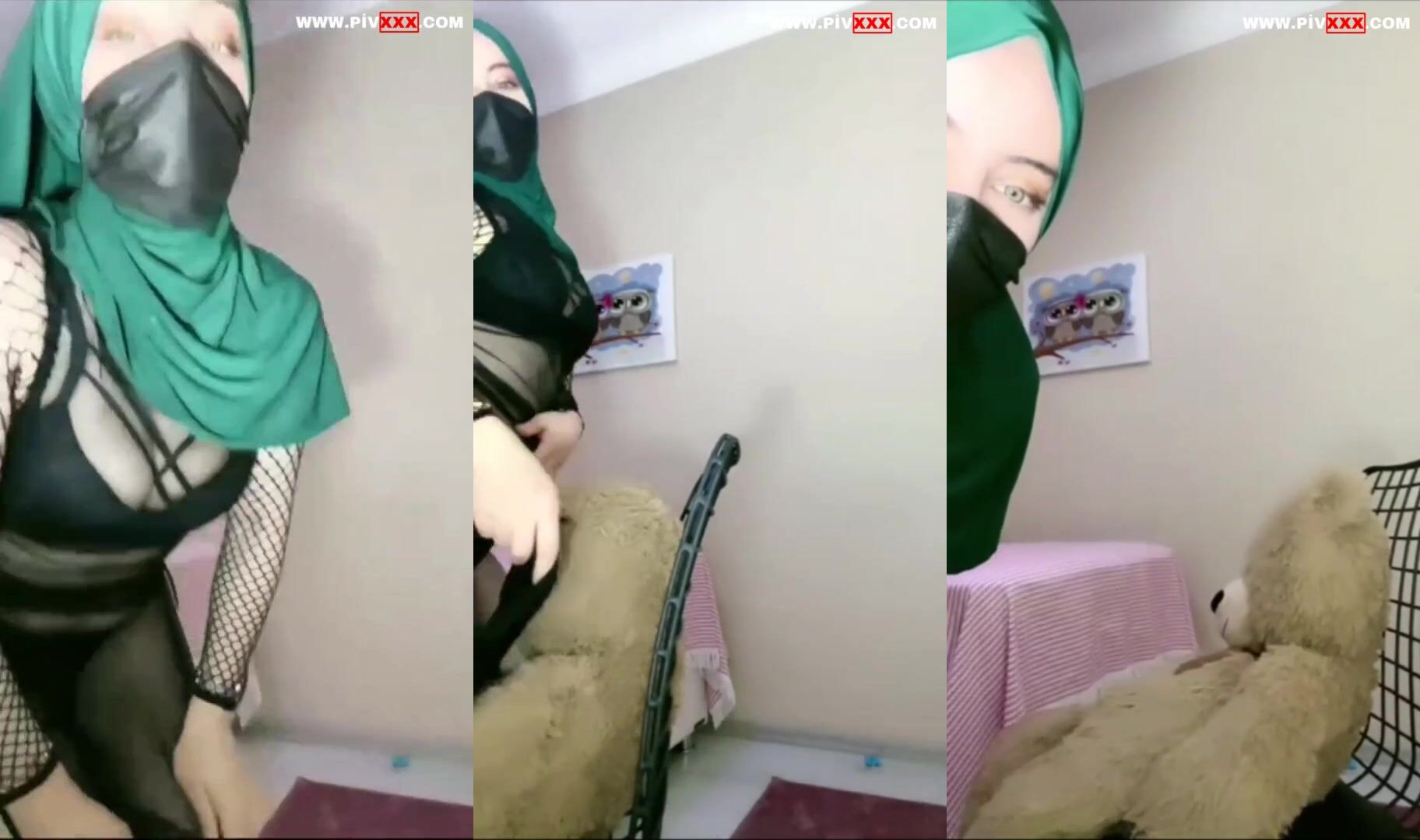 Türbanlı boncuk teddy bear İfşa Videoları