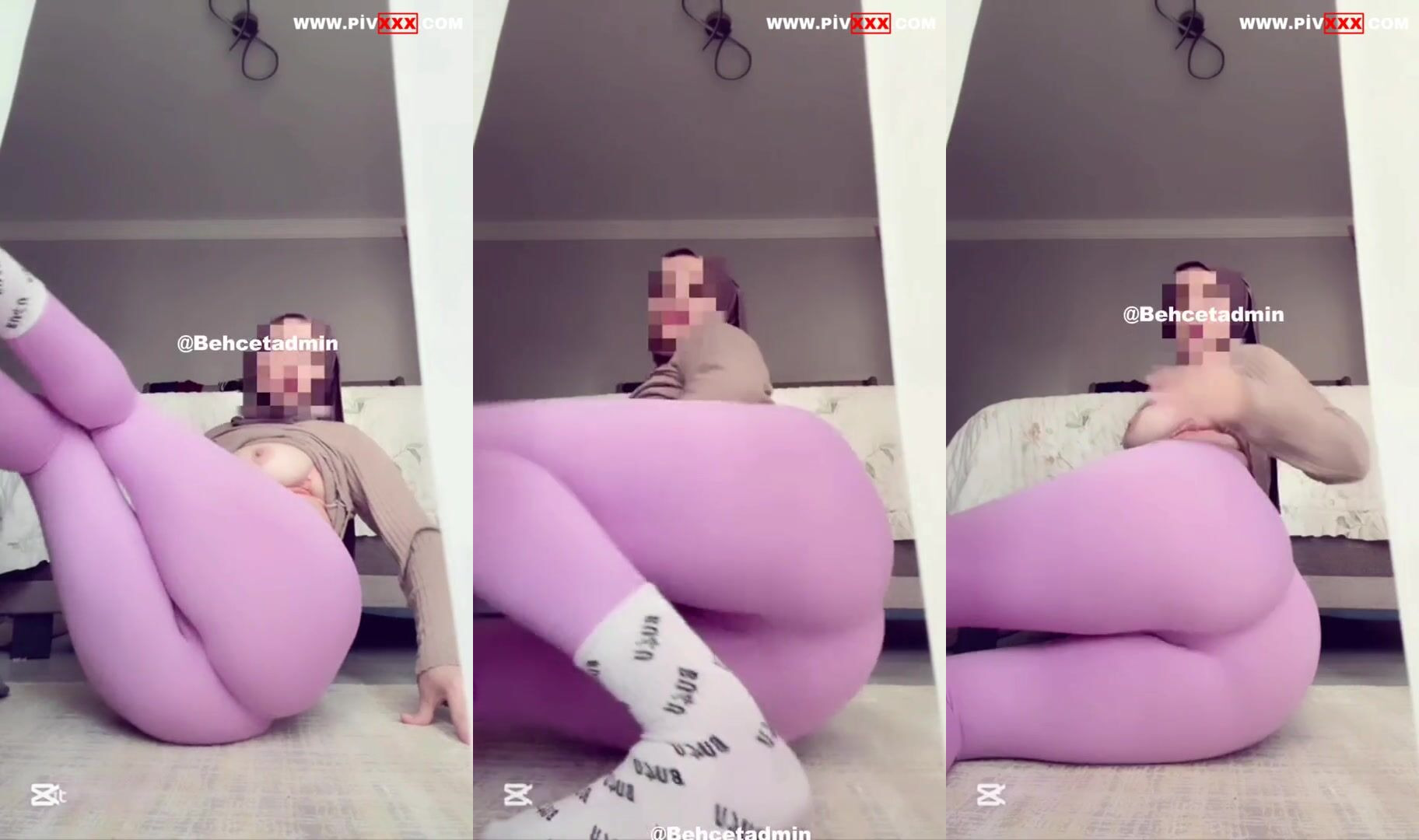 Türbanlı boncuk yerde götünü kaldırıp okşuyor İfşa Videoları