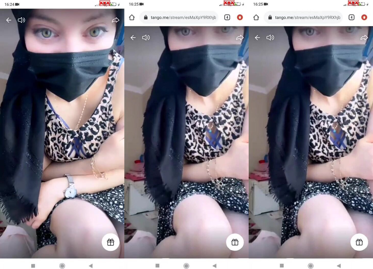Türbanlı boncuk tangoda eteğini kaldırıp bacaklarını açıyor İfşa Videoları