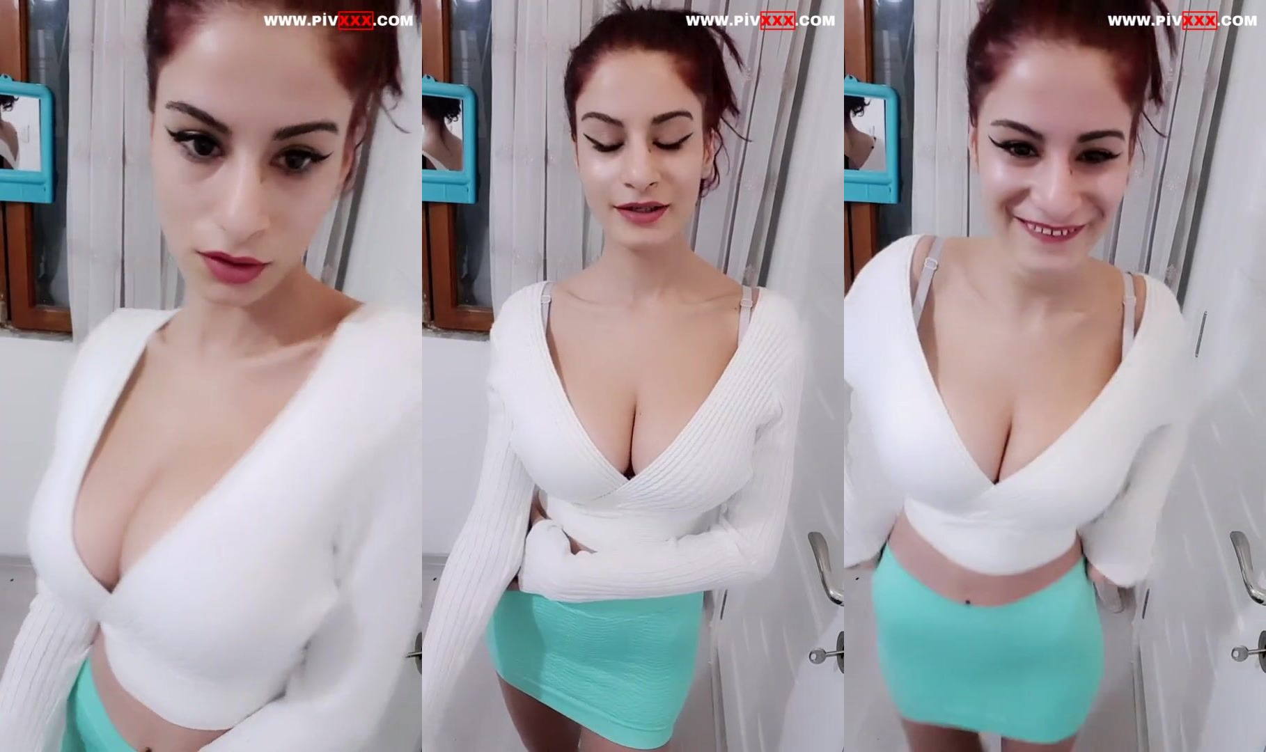 Beste burul tangoda memelerini açıp gülümsüyor İfşa Videoları
