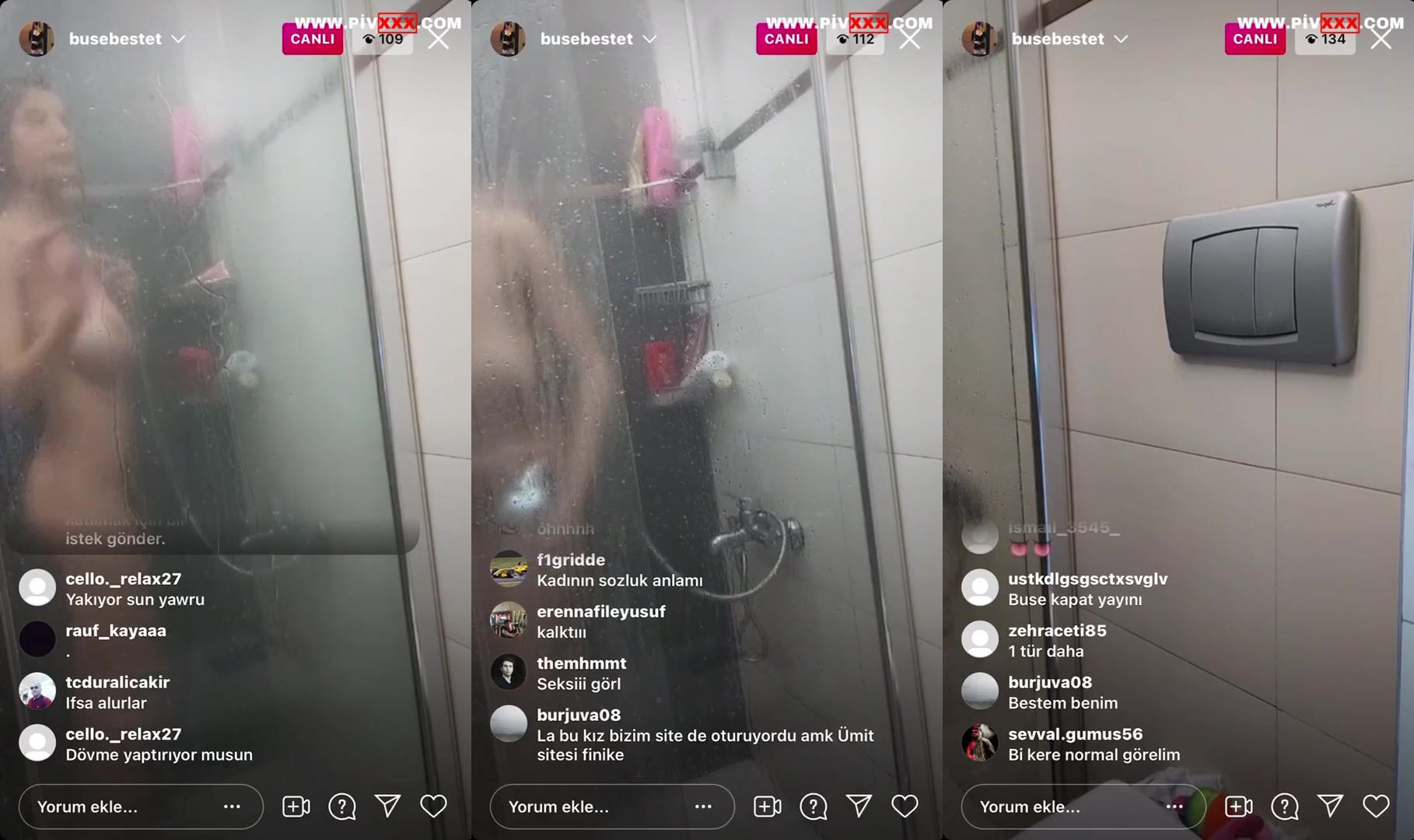 Busebestet tangoda duşta amını parmaklayıp inliyor İfşa Videoları