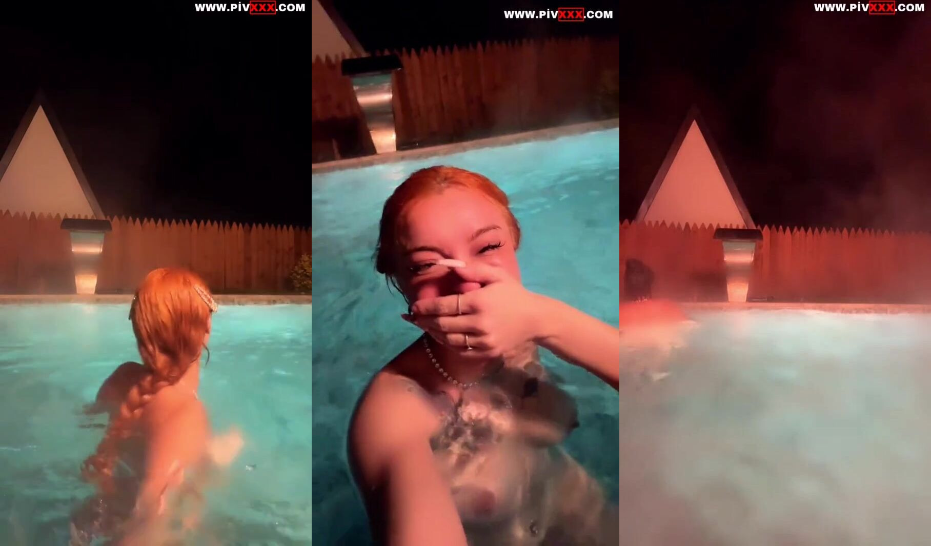 Nupelda tango havuzda amını parmaklayıp inliyor İfşa Videoları