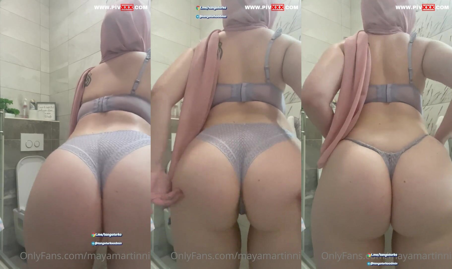 Mayamartinni onlyfans videosunda türbanlı götünü açıp sergiliyor İfşa Videoları