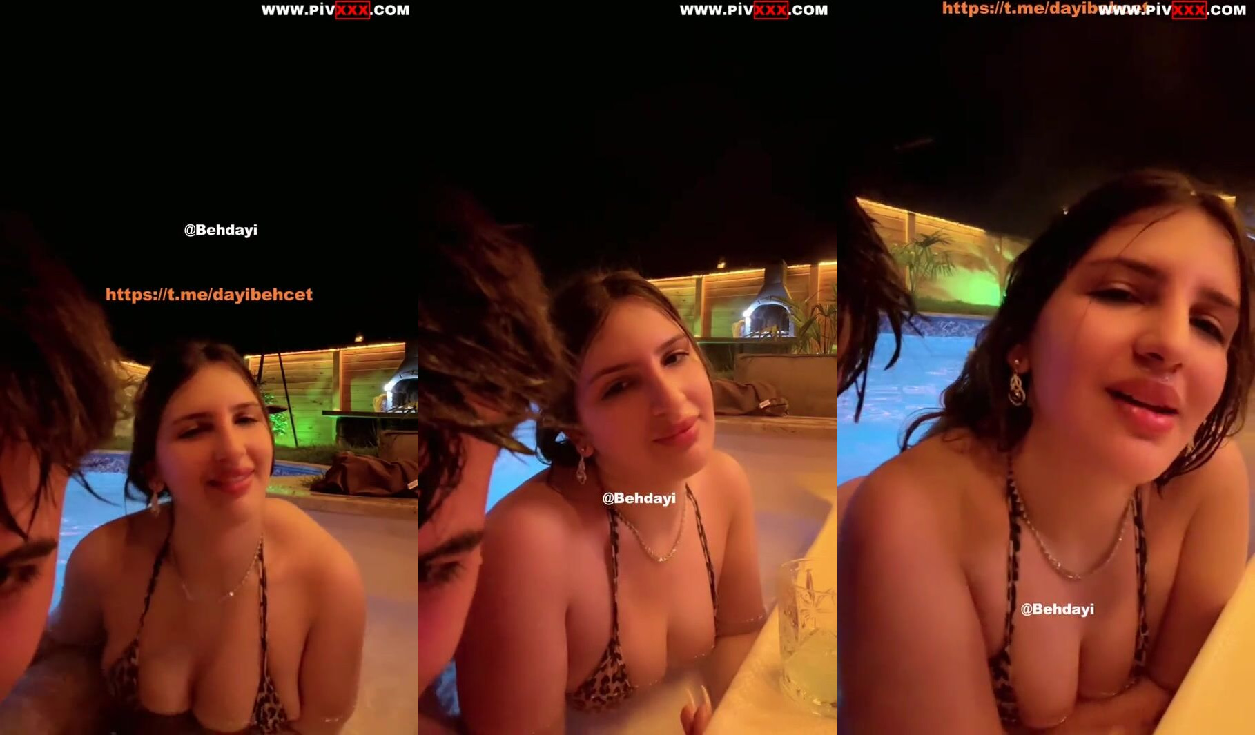 Tusem tango jakuzide dekoltesini gösterip gülüyor İfşa Videoları