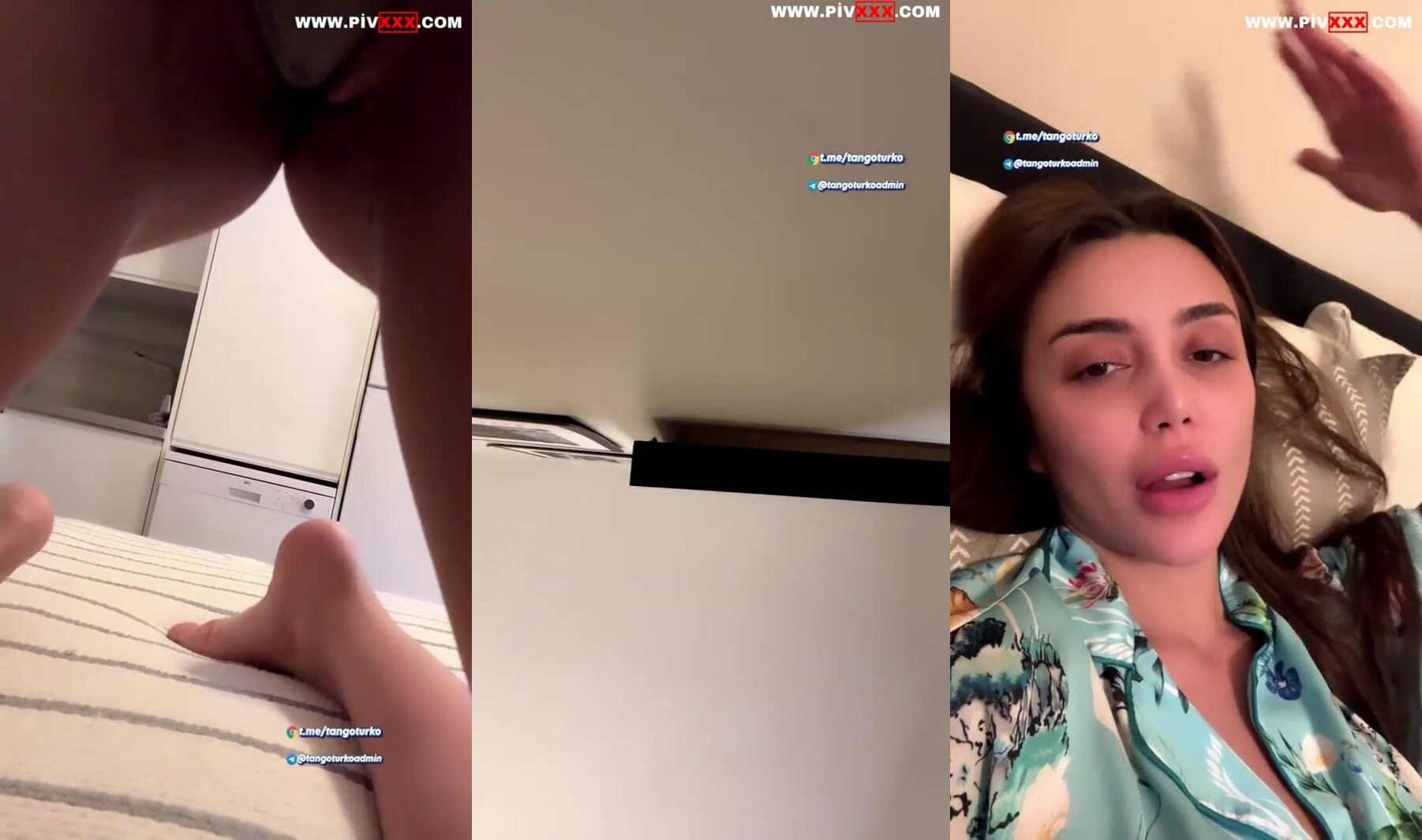 Ada kumsal tangoda memelerini açıp okşuyor İfşa Videoları