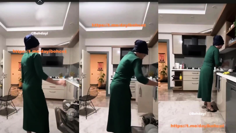 Fatma ile her telden mutfakta eğilip poposunu sergiliyor