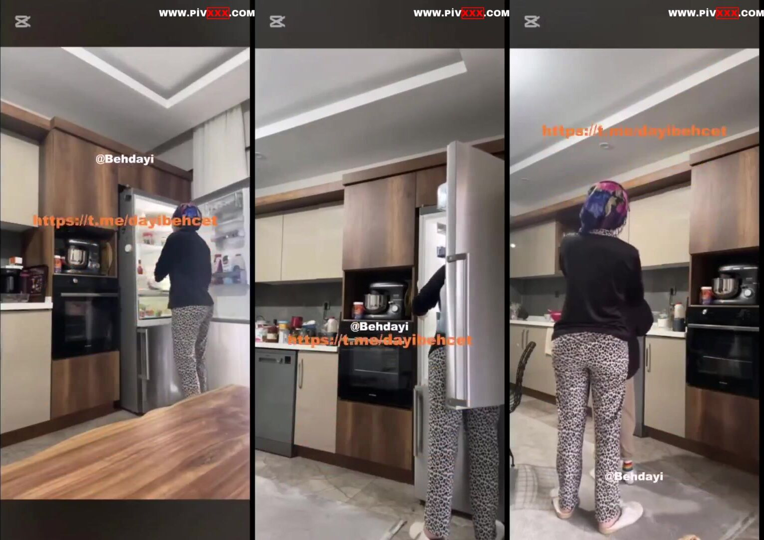 Fatma ile her telden mutfakta kıvrak hareketler sergiliyor İfşa Videoları