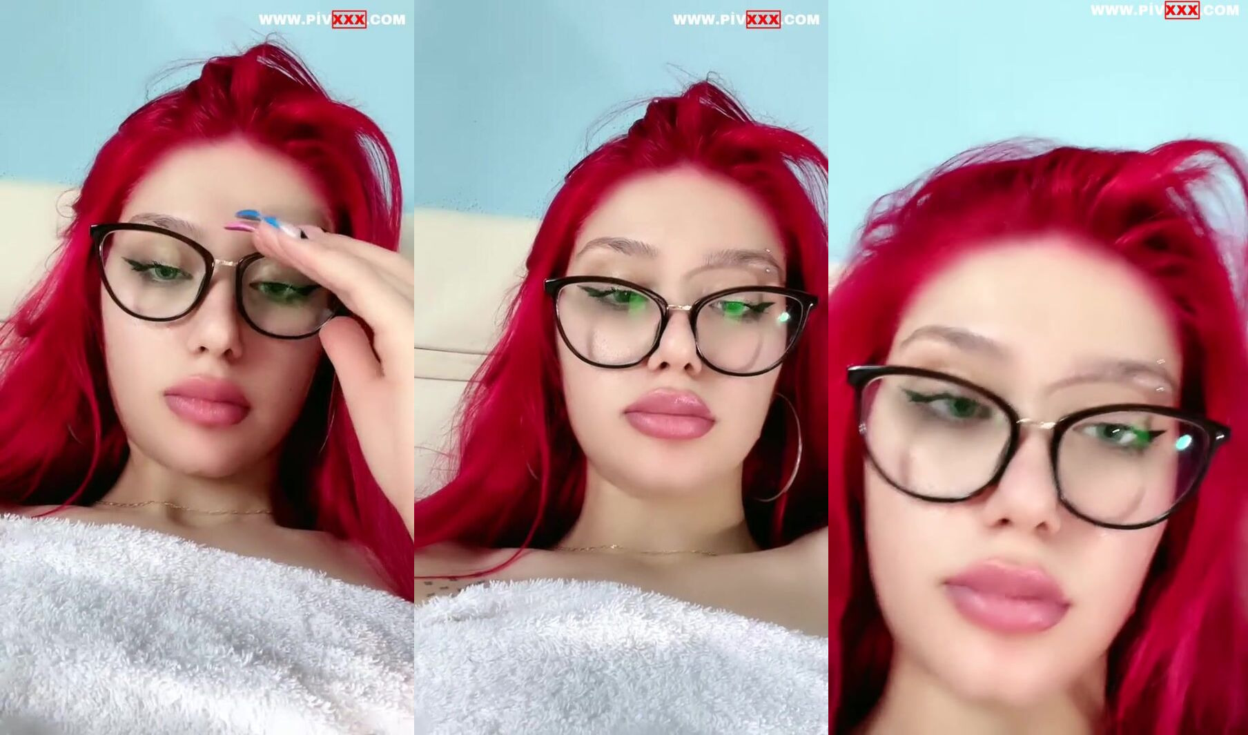 Mericeyn tango gözlükle dilini çıkarıp parmak yalıyor İfşa Videoları