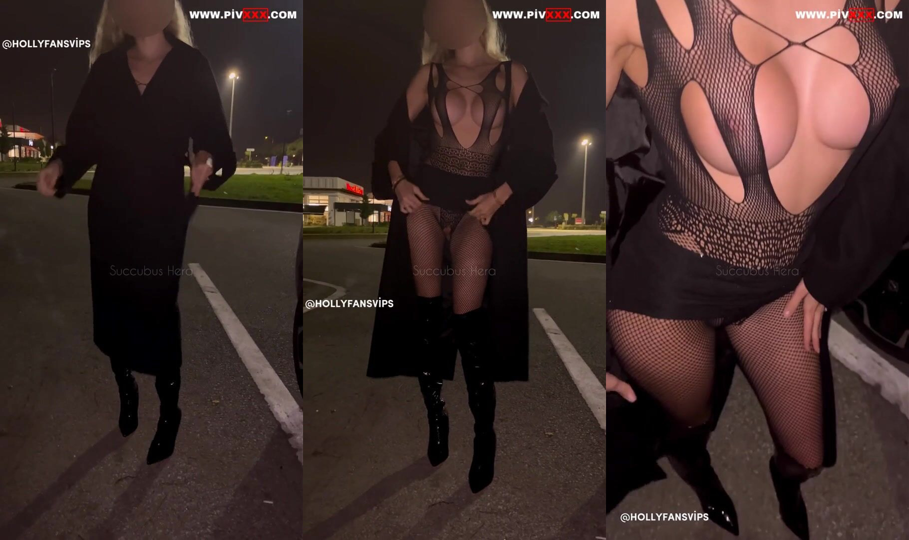 Heraandposeidon sokakta seksi kıyafetle memelerini ve amını açıp gösteriyor İfşa Videoları