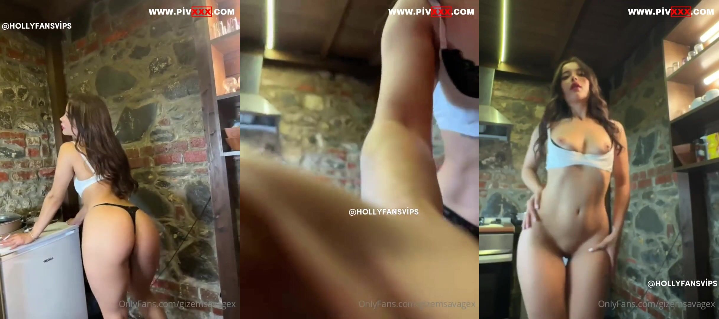 Gizem savagex mutfakta amını parmaklayıp zevkten inliyor İfşa Videoları