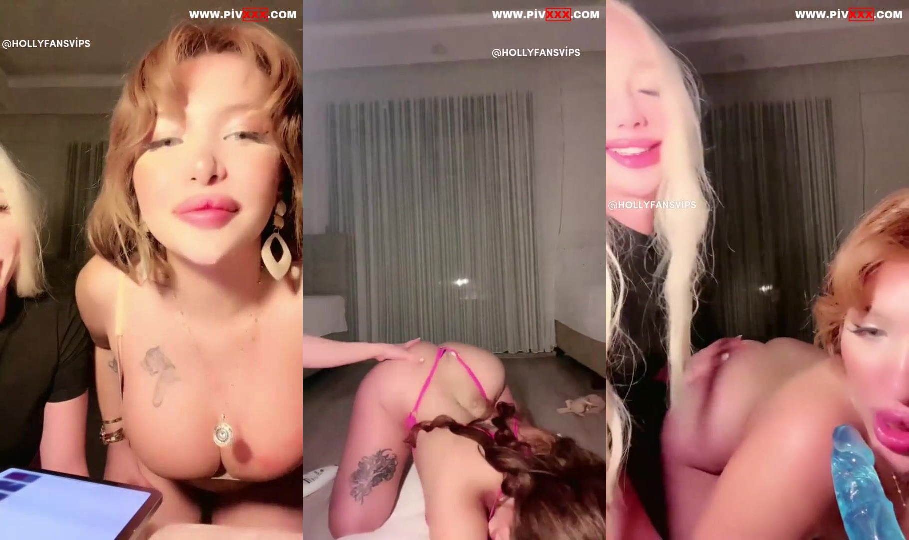 Canan özler hellodespina sarışınla yağ sürüp dildo yalıyor İfşa Videoları