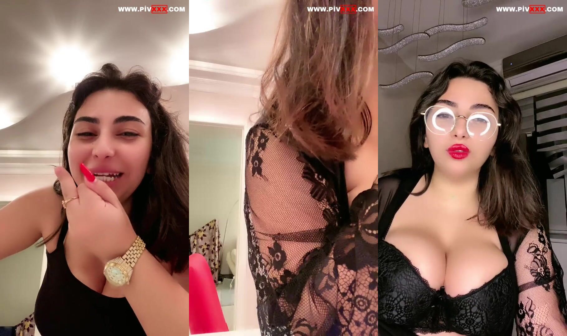 Vera tangoda gözlüklü halde dildosunu yalıyor İfşa Videoları