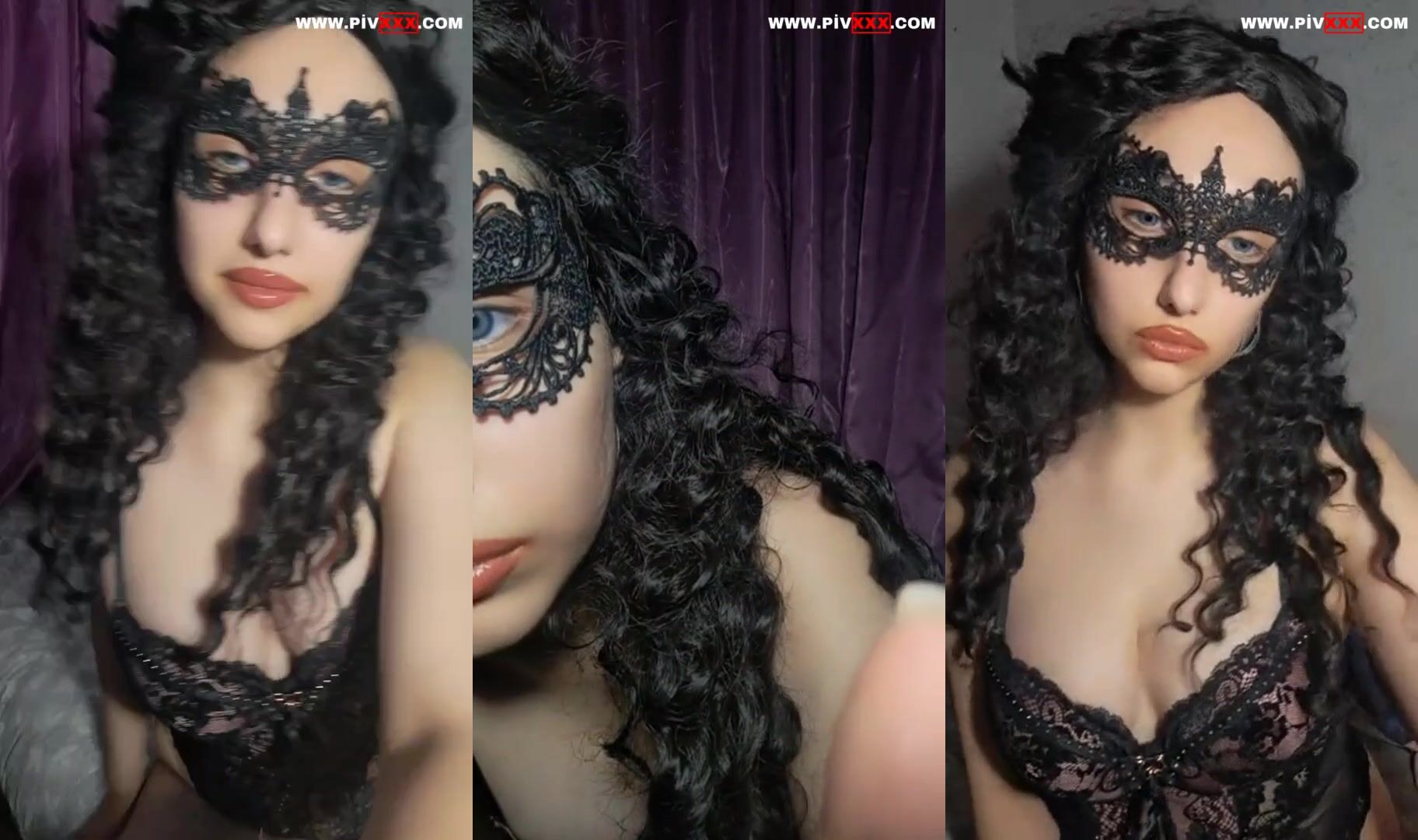 Tango laura maskeyle soyunup poz verip inliyor İfşa Videoları