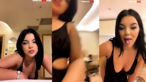 diana tangoda transparan giyip seksi pozlar veriyor